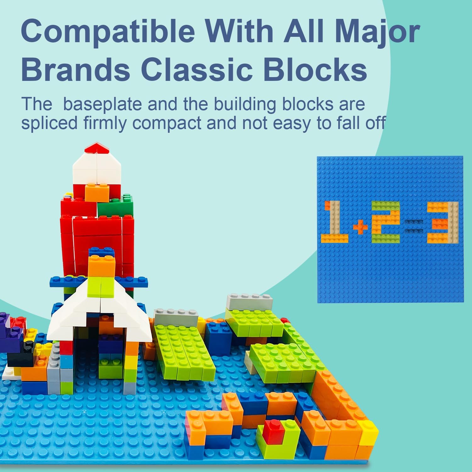 Building Blocks Compatible with Lego Classic in random color, 500 Pieces