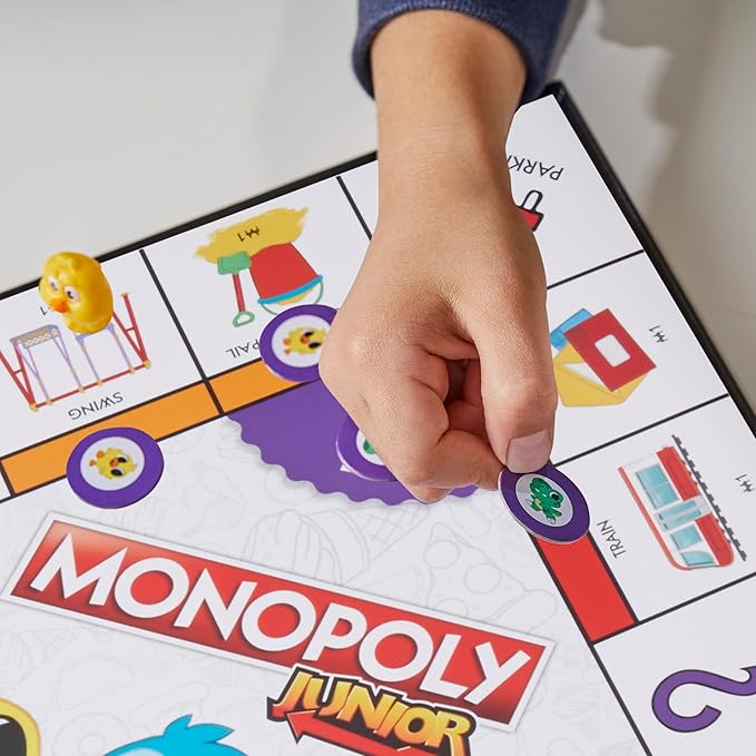 HASBRO MONOPOLY JUNIOR 2 IN 1 GAME (SPANISH VERSION)