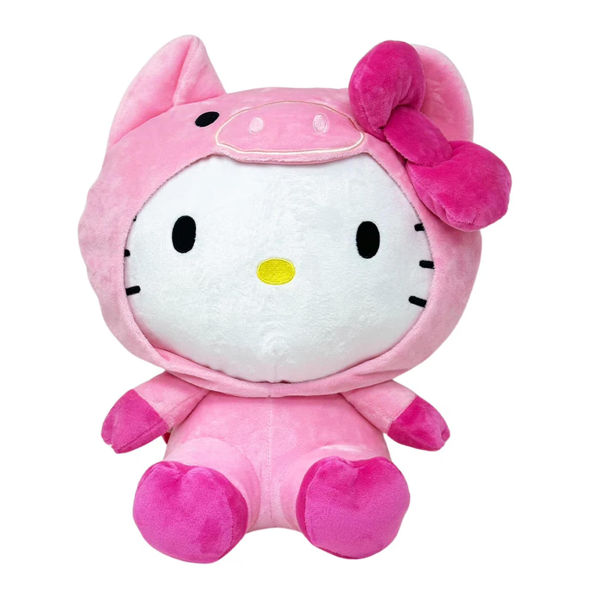 Hello Kitty Pink Piggy Costume 14" Plush Backpack