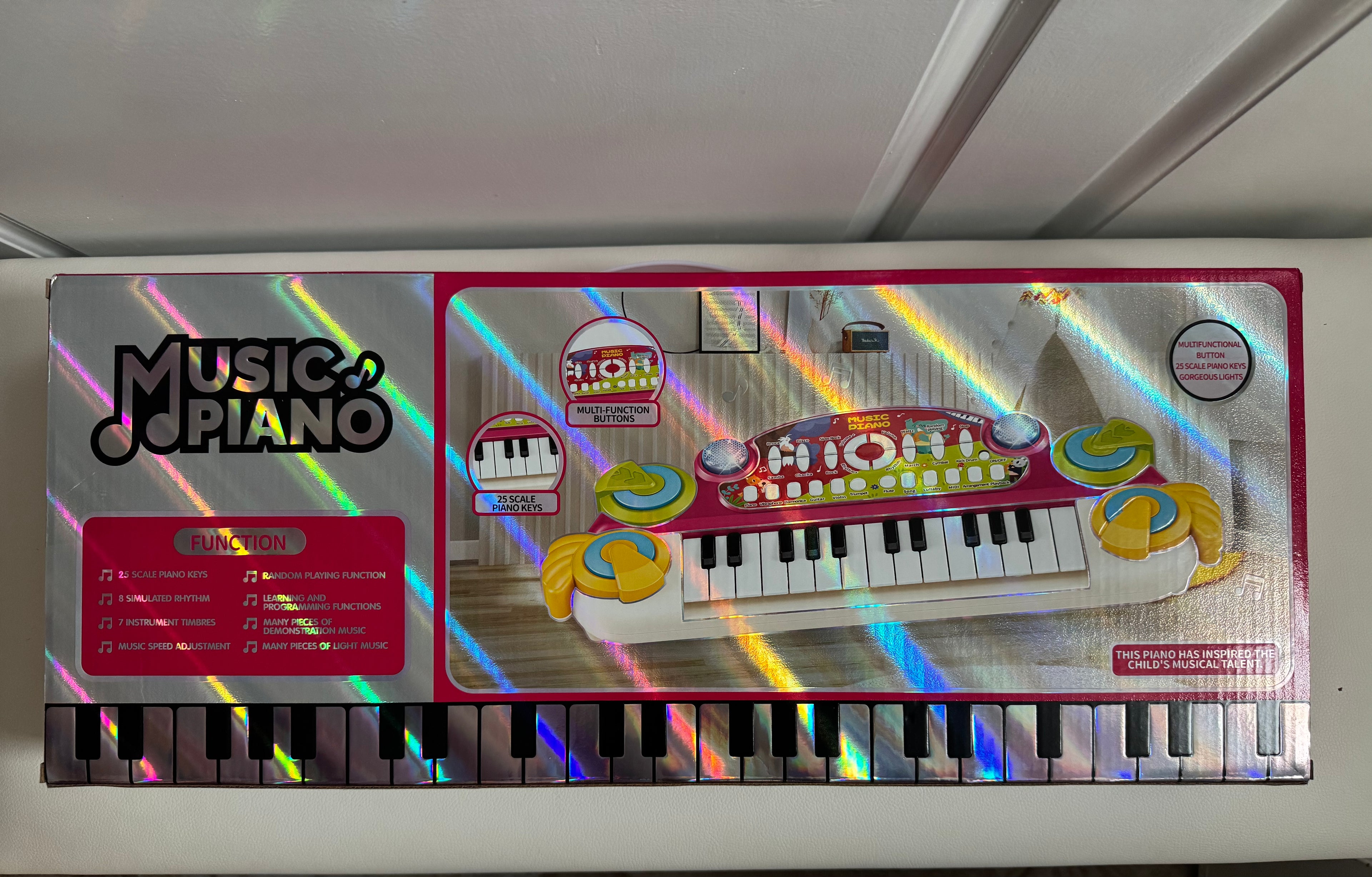 25 Scale Keys Musical Electronic Piano