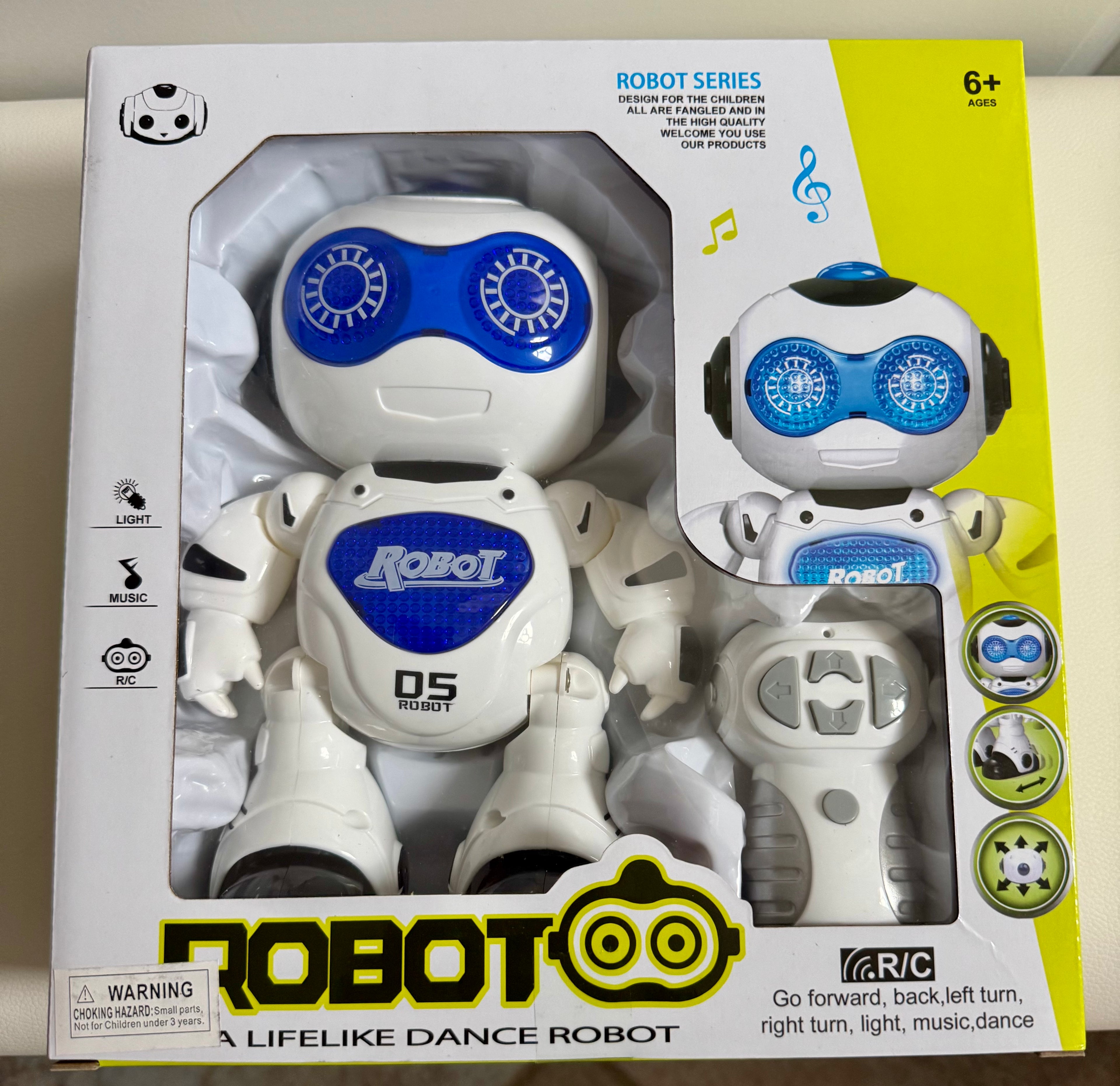 Remote Control Robot with lights & sound