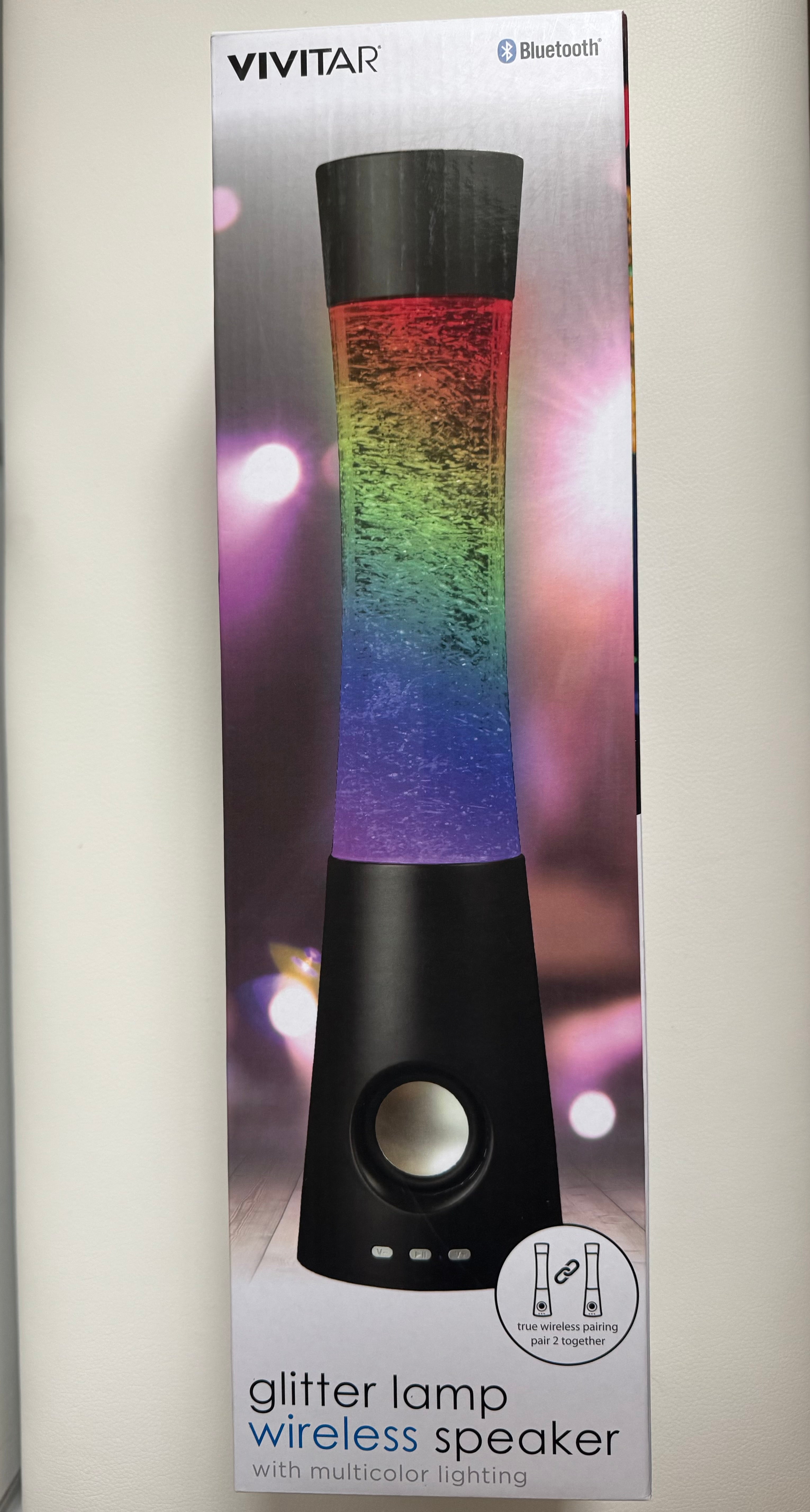 Vivitar Speaker Light/Glitter Lamp (wireless, Bluetooth)