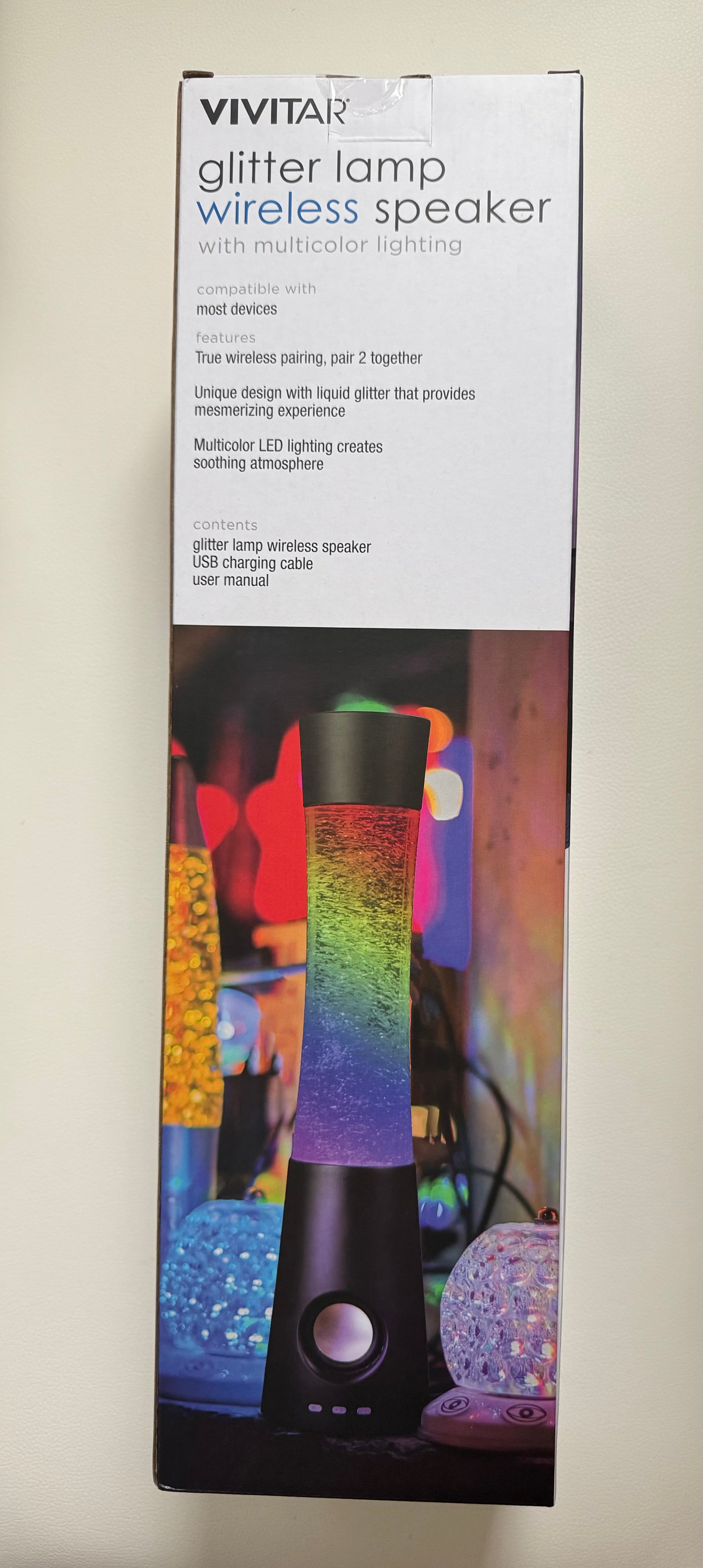 Vivitar Speaker Light/Glitter Lamp (wireless, Bluetooth)