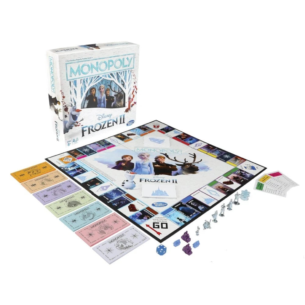Monopoly Game: Disney Frozen 2 Edition Board Game for Ages 8+